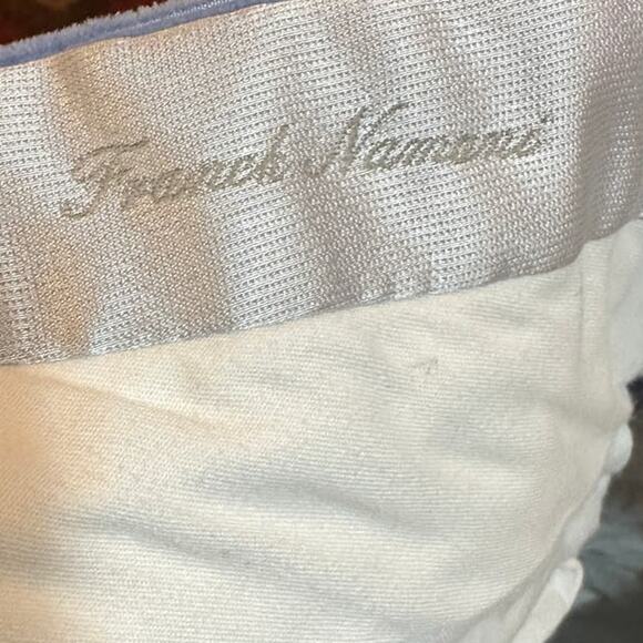 Vintage Amazing Periwinkle Corduroy Cashmere Pants Italy-Made 39 Franck Namani - Picture 4 of 7